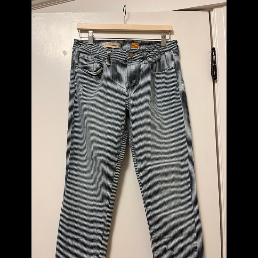 Pilcro (Anthropologie) Striped Jean